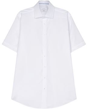 Uomo Camicia Bianco 38 100% Cotone