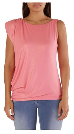 Donna T-shirt Rosa M Fibre sintetiche