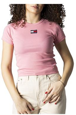 Donna T-shirt Rosa XS Fibre sintetiche