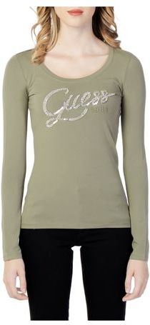 Donna T-shirt Verde M Fibre sintetiche