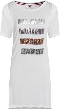 Donna T-shirt Bianco S 100% Viscosa