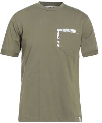 Uomo T-shirt Verde militare XXL 100% Cotone