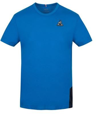 Uomo T-shirt Blu S Cotone
