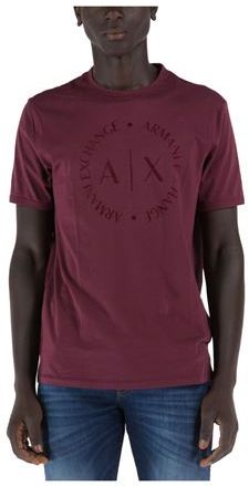 Uomo T-shirt Rosso XL Cotone
