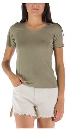 Donna T-shirt Verde XS Fibre sintetiche