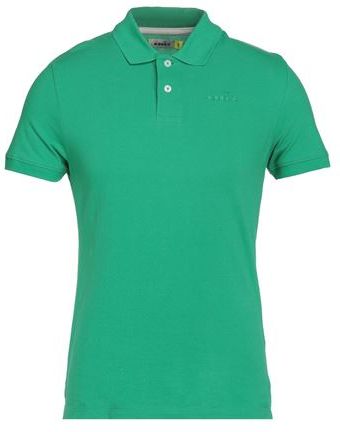 Uomo Polo Verde S 100% Cotone