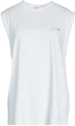 Donna T-shirt Bianco 44 100% Cotone