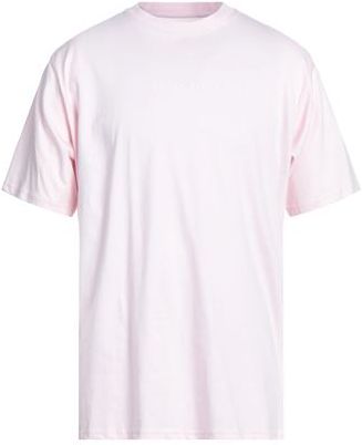 Uomo T-shirt Rosa chiaro XS 100% Cotone