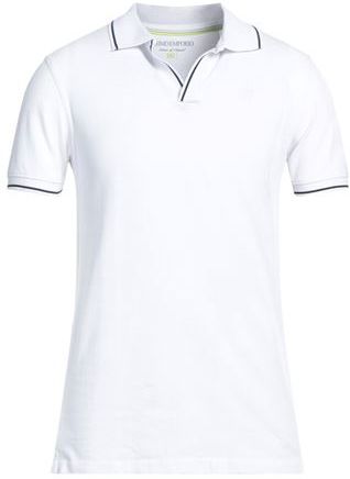 Uomo Polo Bianco M 100% Cotone