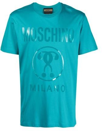 Uomo T-shirt Blu 46 100% Cotone