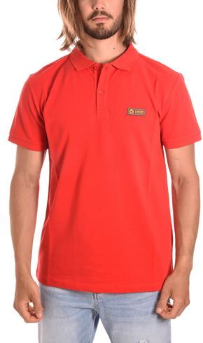 Uomo Polo Rosso S Cotone