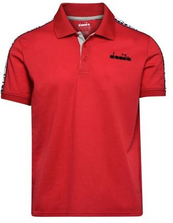 Uomo Polo Rosso S Cotone