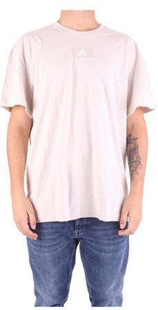 Uomo T-shirt Beige S Cotone