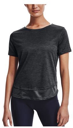 Donna T-shirt Grigio XS Fibre sintetiche