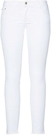 Donna Pantalone Bianco 29 98% Cotone 2% Elastan