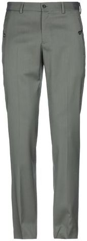 Uomo Pantalone Verde militare 44 Lana Vergine