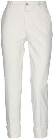 Donna Pantalone Avorio 26 99% Cotone 1% Elastan