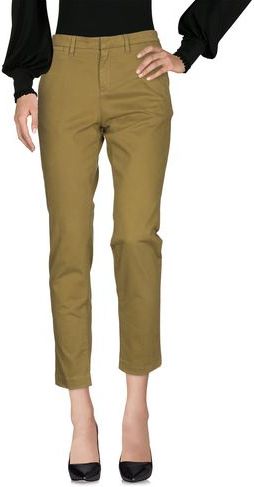 Donna Pantalone Verde 32W-32L 98% Cotone organico 2% Elastan