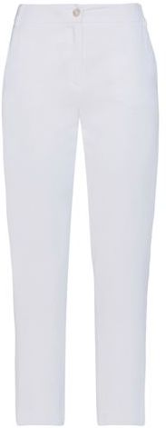 Donna Pantalone Bianco 38 72% Viscosa 28% Ramie