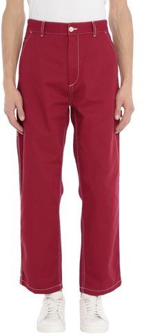 Uomo Pantalone Bordeaux 26 99% Cotone 1% Elastan