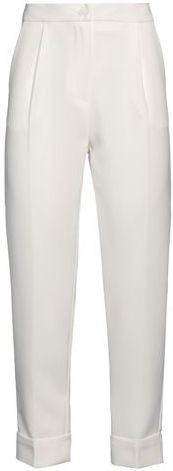 Donna Pantalone Avorio 42 91% Poliestere 9% Elastan