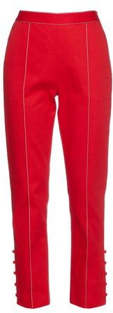 Donna Pantalone Rosso 40 100% Cotone