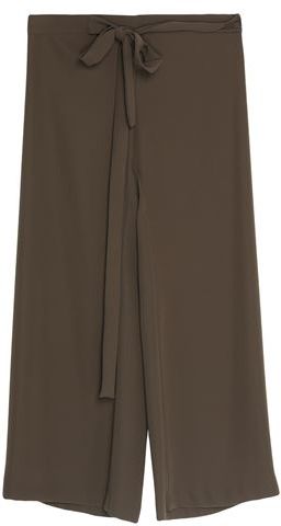 Donna Pantalone Verde militare S 100% Poliestere