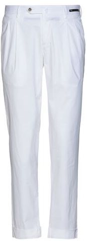 Uomo Pantalone Bianco 46 98% Cotone 2% Elastan