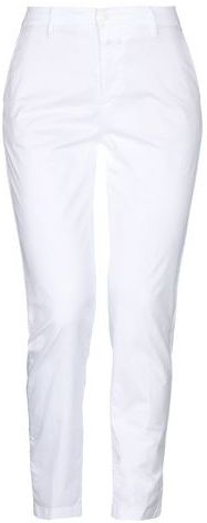 Donna Pantalone Bianco 26 97% Cotone 3% Elastan