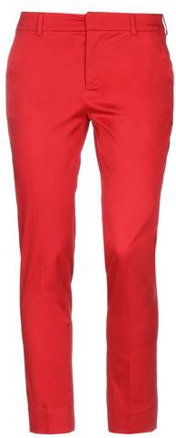 Donna Pantalone Rosso 46 95% Cotone 5% Elastan