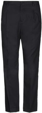 Uomo Pantalone Nero 46 100% Cotone