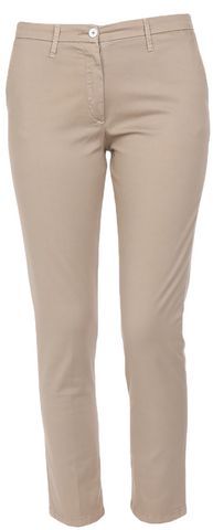 Donna Pantalone Grigio 40 98% Cotone 2% Elastan