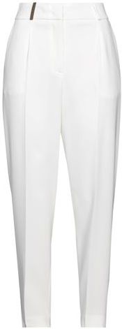 Donna Pantalone Bianco 38 96% Viscosa 4% Elastan