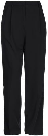 Donna Pantalone Nero 42 94% Poliestere 6% Elastan