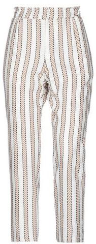 Donna Pantalone Avorio 40 100% Cotone