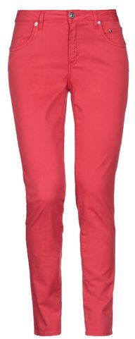 Donna Pantalone Rosso 25 68% Cotone 30% Lyocell 2% Elastan