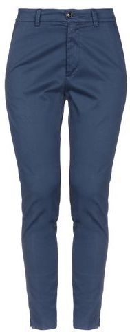 Donna Pantalone Blu scuro 38 97% Cotone 3% Elastan