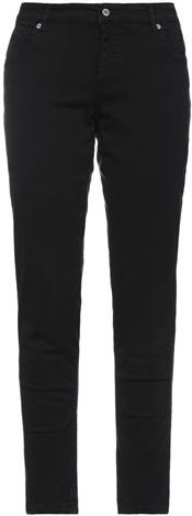 Donna Pantalone Nero 46 95% Cotone 5% Elastan