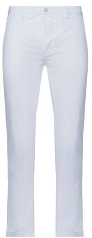 Uomo Pantalone Bianco 52 98% Cotone 2% Elastan