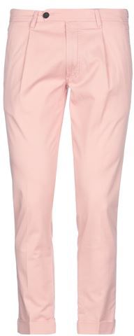 Uomo Pantalone Rosa 36 98% Cotone 2% Elastan