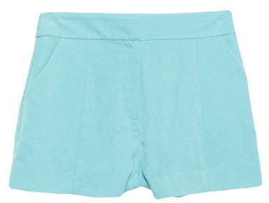 Donna Shorts e bermuda Turchese S 84% Rayon 16% Lino