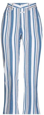 Donna Pantalone Azzurro 24 97% Cotone 3% Elastan