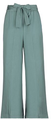 Donna Pantalone Verde chiaro 42 78% Viscosa 22% Lino