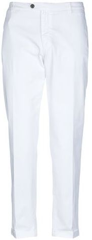 Uomo Pantalone Bianco 52 98% Cotone 2% Elastan