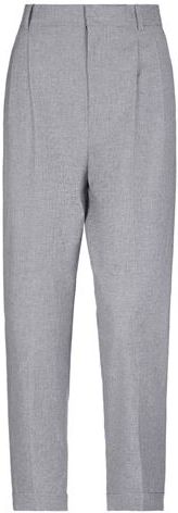 Donna Pantalone Grigio 42 70% Cotone 30% Lino