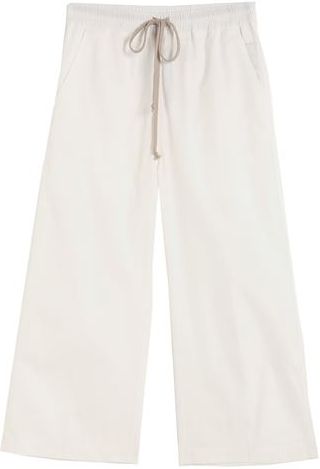 Donna Pantalone Bianco S 100% Cotone