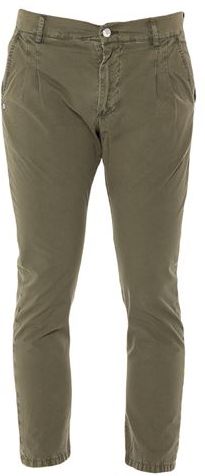 Uomo Pantalone Verde militare 29 98% Cotone 2% Elastan