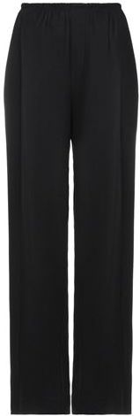 Donna Pantalone Nero L 34% Poliestere 33% Viscosa 32% Lana 1% Elastan