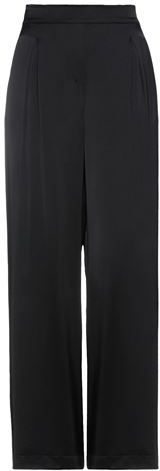 Donna Pantalone Nero L 100% Viscosa