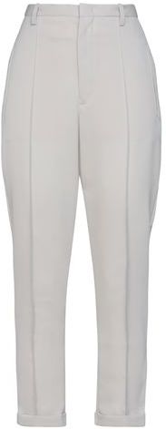 Donna Pantalone Grigio chiaro 40 100% Lana